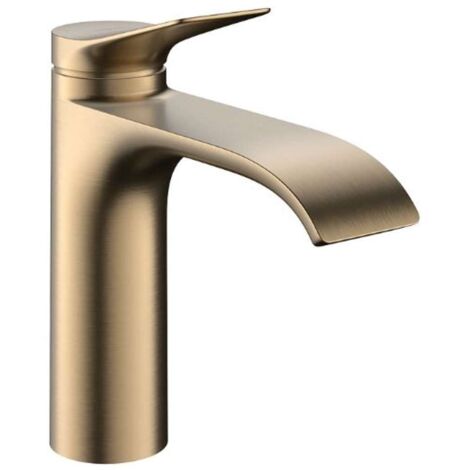 Hansgrohe Vivenis - Mitigeur de lavabo avec bonde, EcoSmart, CoolStart, bronze brossé 75023140
