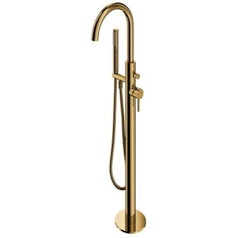 OMNIRES Y - Mitigeur de baignoire pour montage au sol, avec corps d´encastrement, doré Y1233GL (1/2)