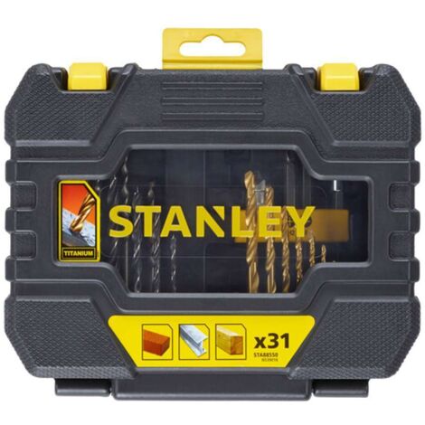 Jeu de 31 pièces pour percer et visser STANLEY® (1/4)
