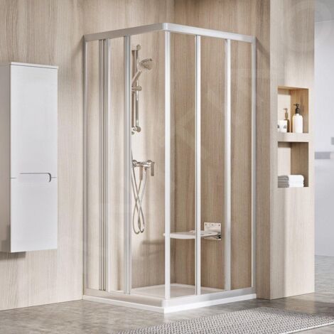 Ravak Supernova - Porte de douche ASRV3-75, 72-74 cm, verre satiné/clair 15V30UR2Z1 (1/4)