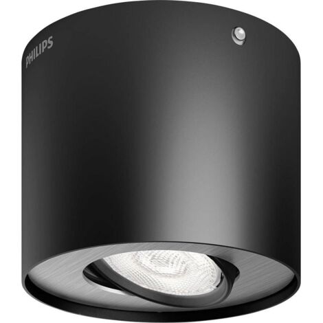 Philips myLiving - Spot, diamètre 10 cm, 2700 K, 4,5 W, intensité variable, noir 915004934901 (1/5)