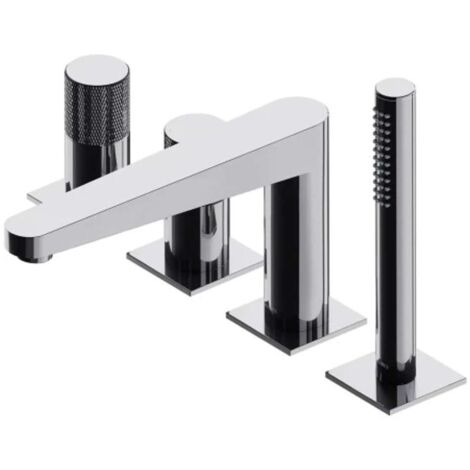 OMNIRES Contour - Mitigeur pour rebord de baignoire, installation 4 trous, chrome CT8032CR (1/2)