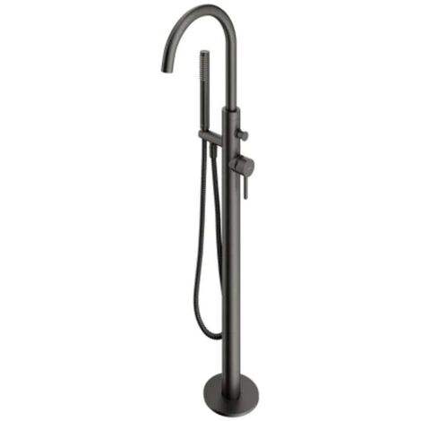 OMNIRES Y - Mitigeur de baignoire au sol, avec corps d'encastrement, graphite brossé Y1233GR (1/2)