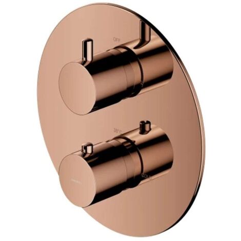 OMNIRES Y - Mitigeur thermostatique encastré, 2 sorties, cuivre Y1236ROCP (1/2)
