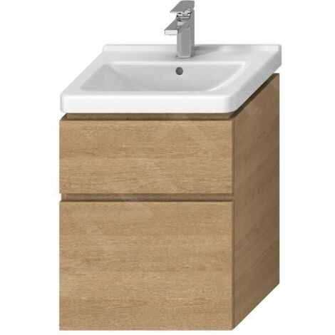 Jika Cubito Pure - Meuble sous lavabo 54x68 cm, chêne H40J4224025191 (1/4)