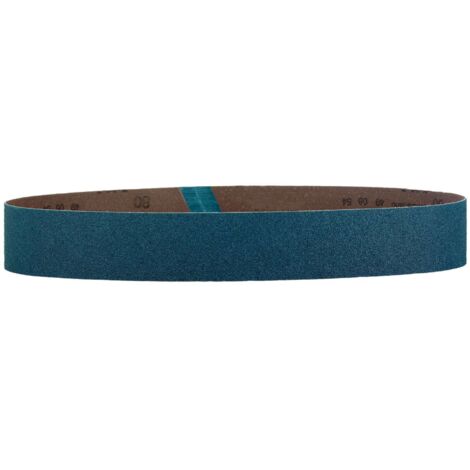 Metabo 10 bandes abrasives 40 x 760 mm, P60, corindon de zirconium, meuleuse de tubes (626305000)