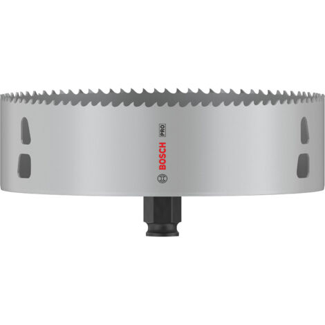 Bosch – Scie cloche multi matériau 168 mm – Bimétal avec 8 % de cobalt – Système PowerChange Plus – Coupe rapide pour bois et métal
