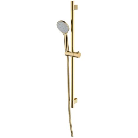 OMNIRES Yosemite - Set pommeau de douche, barre et flexible, doré YOSEMITE-SGL (1/2)