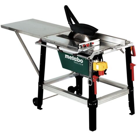 Metabo – Scie sur table TKHS 315M – Lame 315mm – Puissance 4200W – Vitesse 2990tr/min – Pour bois dur et panneaux – Moteur induction silencieux