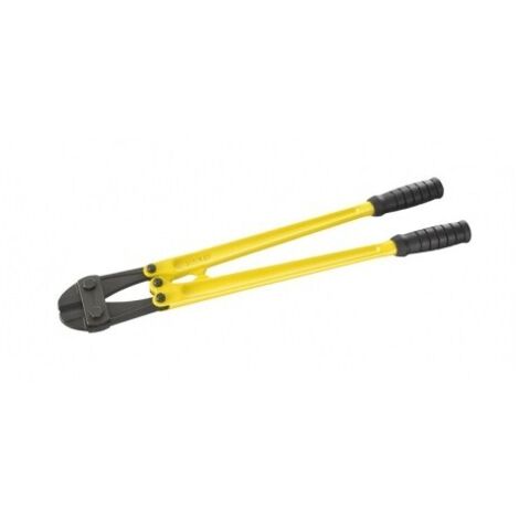Stanley – Coupe-boulons 750mm – Capacité de coupe jusqu'à 160 kg/mm² – Acier chrome-molybdène forgé – Poignées enduites PVC pour confort