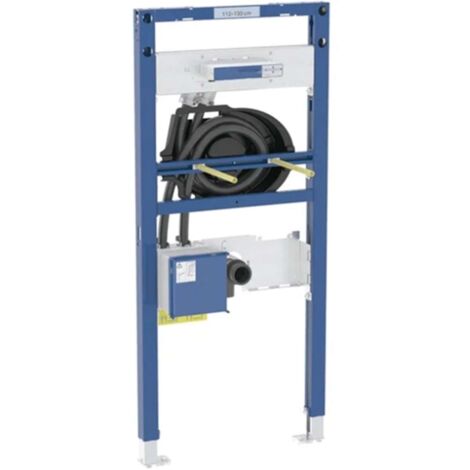 Geberit Duofix - Bâti-support pour lavabo, 112-130 cm, pour robinetterie murale ONE encastrée, avec boîtier fonctionnel 111.069.00.2