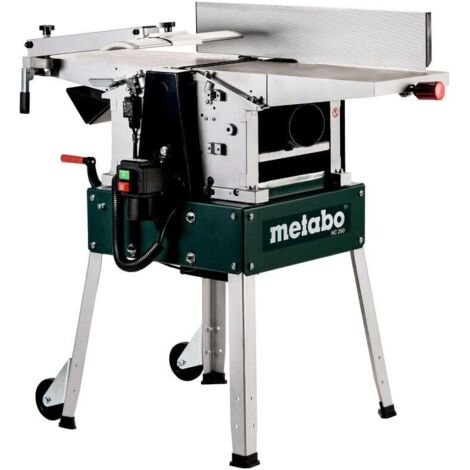 Metabo – Raboteuse dégauchisseuse 260 mm – Puissance 2800 W – Vitesse 6500 tr/min – Pour bois dur – 114026100 - HC 260 C