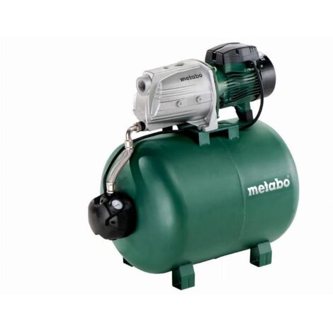Metabo – Surpresseur avec réservoir 100l HWW 9000/100 G – Puissance 1900W – Débit max 9000 l/h – Hauteur refoulement 51m – Pression max 5.1 bar