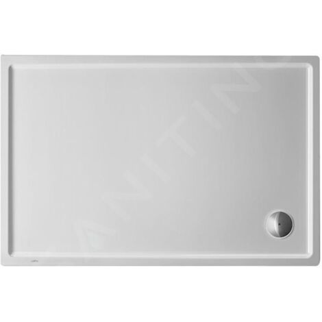 Duravit Starck Slimline - Receveur de douche120x80 cm, Antislip, blanc 720121000000001 (1/5)