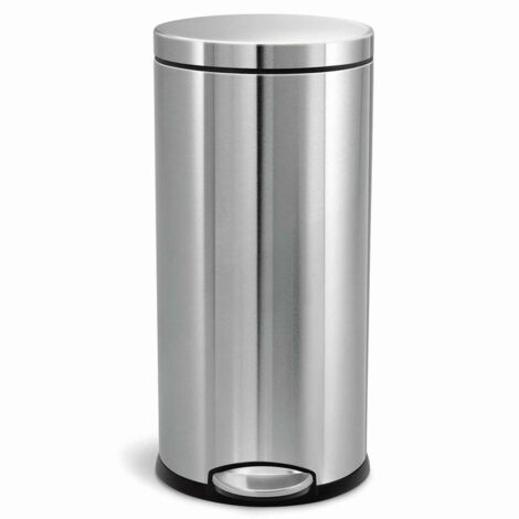 Simplehuman - Poubelle 30 L, inox brossé CW1810 (1/5)