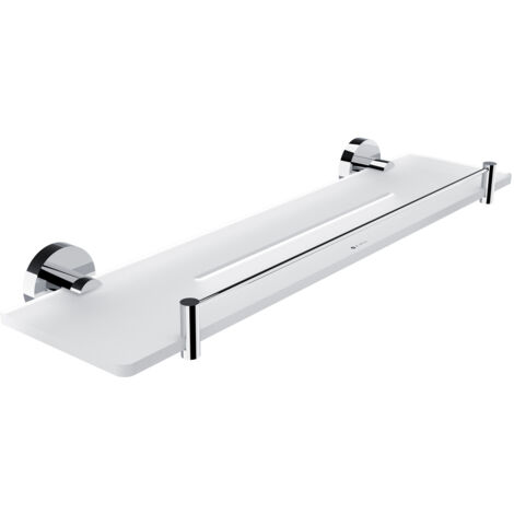 Nimco Unix étagère de salle de bain avec cadre, chromé, 50 cm UN X450-X-26 (1/2)