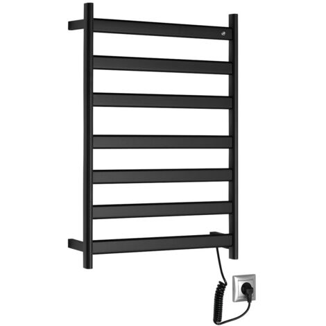 Radiateur de serviette électrique ELIAS 490x730x110 mm, 105 W, noir mat (1/5)