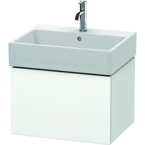 Duravit L-Cube - Meuble pour lavabo 39x58x46 cm, 1 tiroir, blanc mat LC617501818 (1/5)