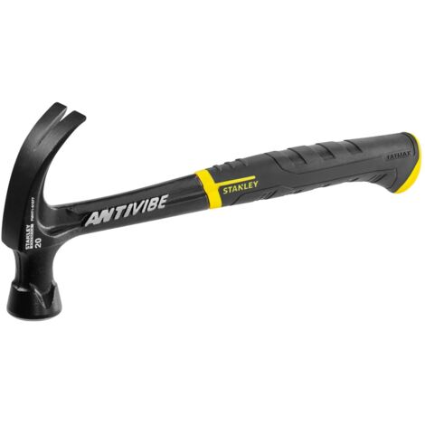 Stanley – Marteau à panne fendue 783g – Tête en acier – Longueur 335 mm – Pour bois dur et teck – Usage professionnel