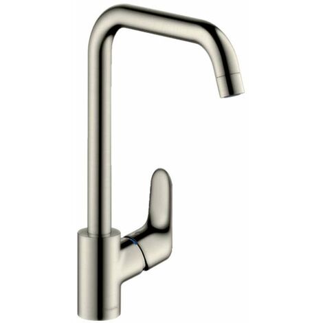 Hansgrohe Focus M41 - Mitigeur d'évier Focus, EcoSmart, simili inox 31821800 (1/5)