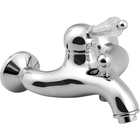 Sapho Kirké - Mitigeur de baignoire, manette cristal, chrome KI10KC (1/3)