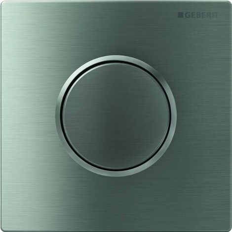 Geberit Sigma10 - Commande du rinçage de l’urinoir, plaque de déclenchement de type 10, inox 116.015.SN.1 (1/5)