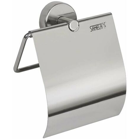 Sanela Accessoires en inox - Porte-papier toilette, inox brillant SLZN 09