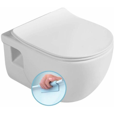 Sapho Brilla - WC suspendu, Rimless, blanc 100614