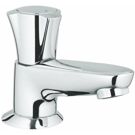 Grohe – Robinet de lavabo monocommande chromé avec bec fixe – Isolation thermique – Laiton durable – Hauteur 93 mm – 20404001
