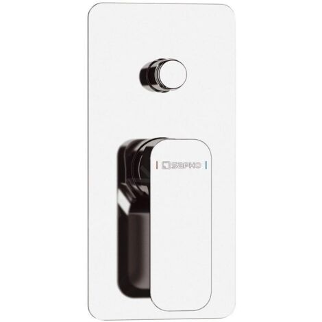 Sapho Spy - Mitigeur encastré de douche avec corps d'encastrement, 2 sorties, chrome PY42 (1/2)