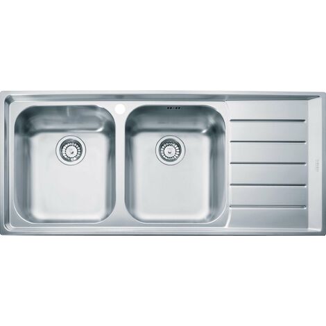 Franke Neptun - Évier en inox NEX 621/2, 116x51 cm 101.0199.895