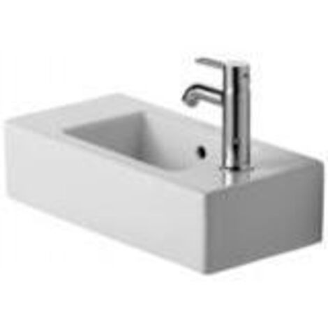 Duravit Vero - Lave-mains 50x25 cm, un trou pour robinetterie à droite, blanc alpin 0703500008