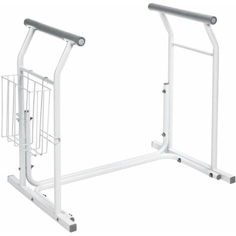 Sapho Ridder Poignées - Barres d'appui mobiles pour WC, blanc A0110101 (1/5)