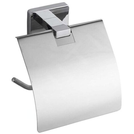 Aqualine Apollo - Support de papier toilette avec couvercle, chrome 1416-20 (1/2)