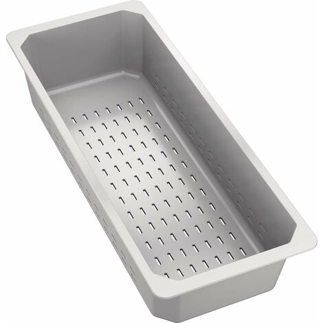 Franke – Bac d'égouttement en plastique gris 449x179x92 mm – Pour évier – Résistant aux chocs – Facile à nettoyer (1/4)