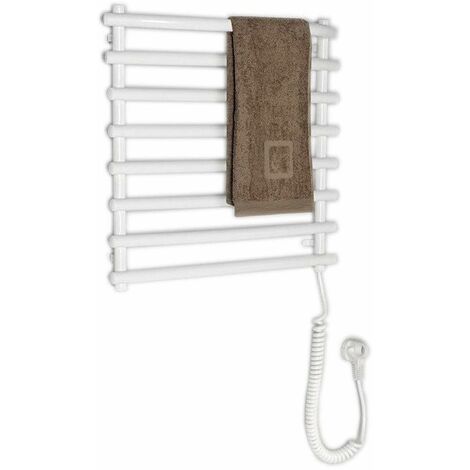 Aqualine - Sèche serviettes électrique, 57x47 cm, blanc SU110A (1/5)