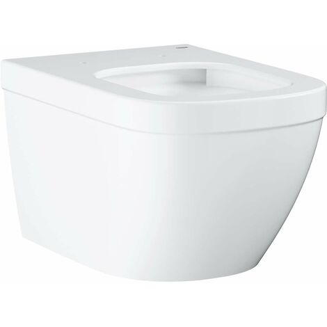 Banyo – Cuvette de toilette suspendue sans bride – Technologie Triple Vortex – Évacuation horizontale – Céramique blanche alpin 540x374mm