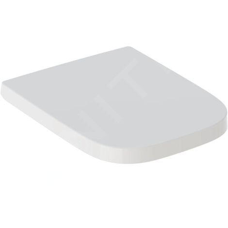Geberit Selnova Square - abattant de WC, duroplast, Softclose, blanc 501.557.01.1 (1/5)