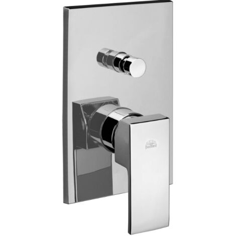 Paffoni Level - Mitigeur de douche encastré avec inverseur et corps d’encastrement, chrome LES015CR (1/6)