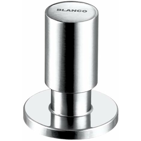 Blanco – Bouton de commande excentrique en métal chromé – Compatible systèmes de vidage InFino® – Hauteur 50-65mm – Diamètre 35mm