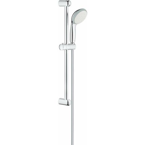 Grohe Vitalio Go - Set de pommeau de douche, 1 jet, barre et flexible, chrome 26196000