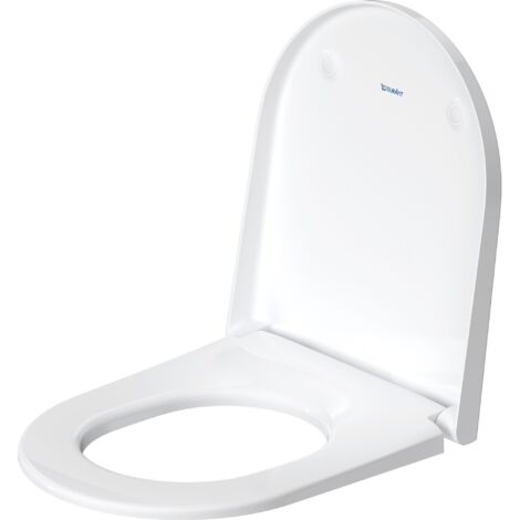 Duravit – Abattant WC suspendu D-Neo en Duroplast blanc – Fermeture SoftClose – Charnières inox – 21690000