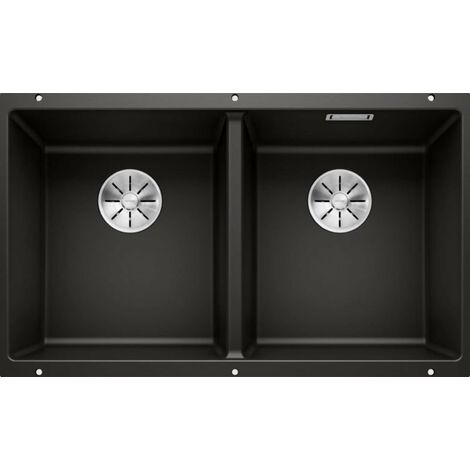Blanco Subline 350/350 - Évier en silgranit, 76x46 cm, noir 525987