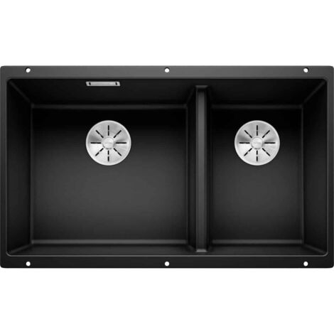 Blanco Subline 430/270 - Évier en silgranit, 76x46 cm, noir 525991
