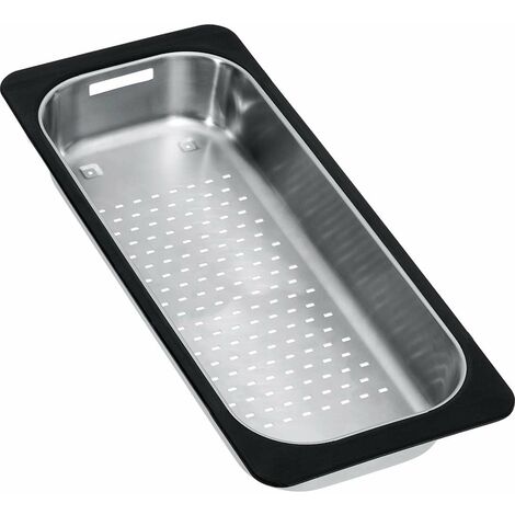 Franke – Panier égouttoir en acier inoxydable – Dimensions 433 x 183 x 64 mm – Compatible éviers gamme NEX – Design moderne et durable