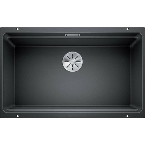 Blanco Etagon 700 - Évier en silgranit, 730x460 mm, avec rails, noir 525891