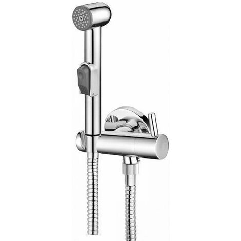 Aqualine - Robinet d'arrêt avec bidette de douche, chrome SK215 (1/2)
