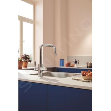 Kit Filtre à Eau GROHE Blue Pure Ultrasafe - Sous Évier - 3000L - Élimine 99.999% Bactéries