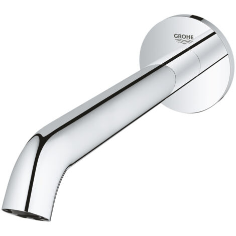 Bec déverseur pour baignoire montage mural – Finition chrome GROHE StarLight – Longueur 221 mm – 13449001