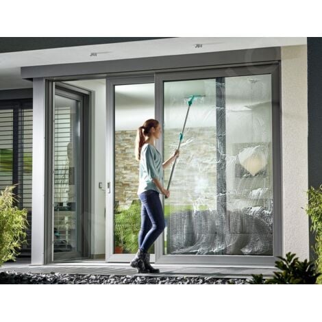 Leifheit Raclette Cabino Pour Cabine De Douche, Raclette Douche Avec Lèvre En Caoutchouc, Raclette Vitre Et Carrelage, Largeur De Nettoyage 24 Cm